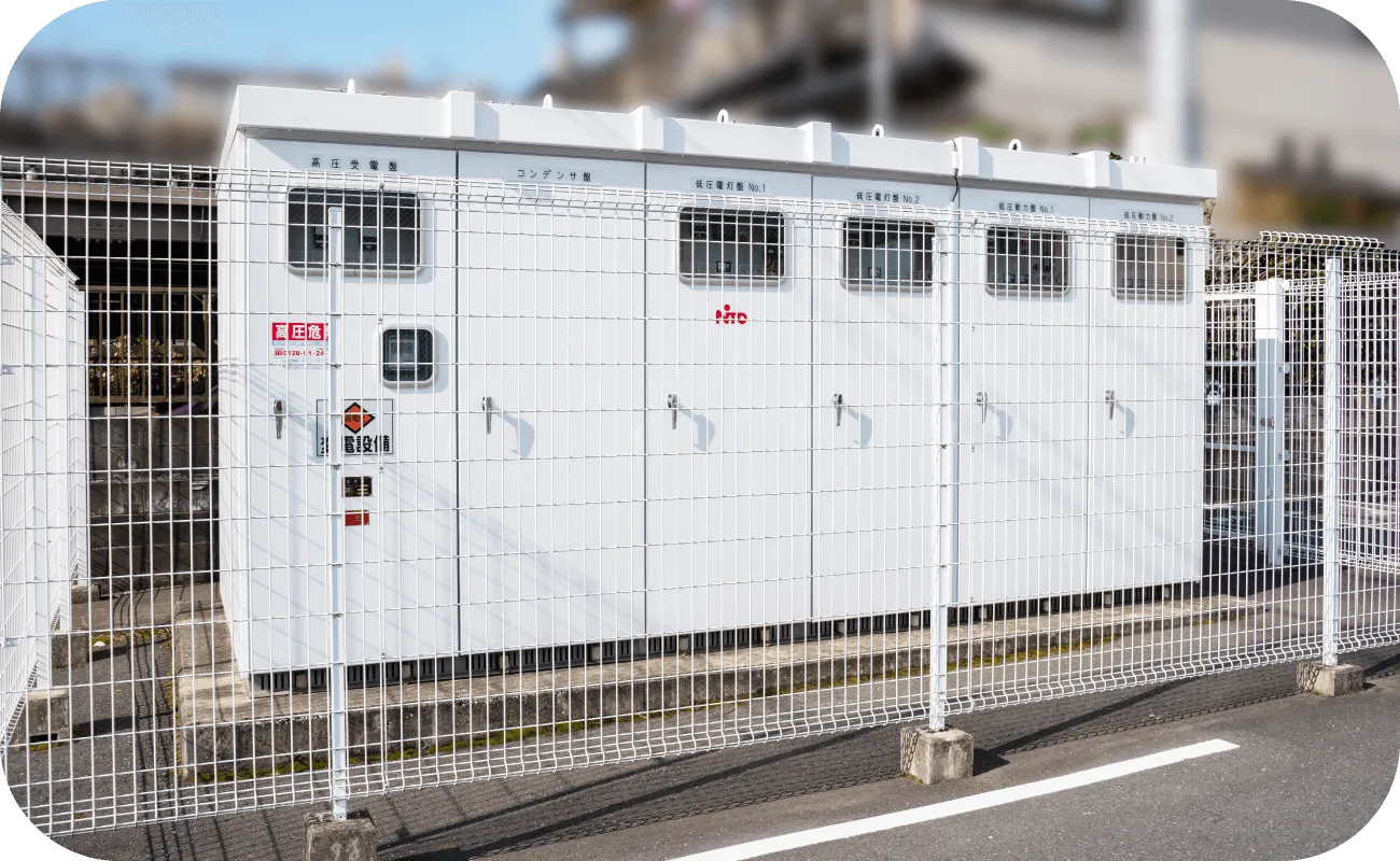 諏訪商店様のキュービクル